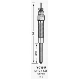 CANDELETTA Y715R UT - NGK - Candele e soppressore - Jardinaffaires 