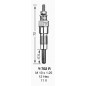 GLOW PLUG Y702R UT