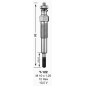 GLOW PLUG Y122 UT
