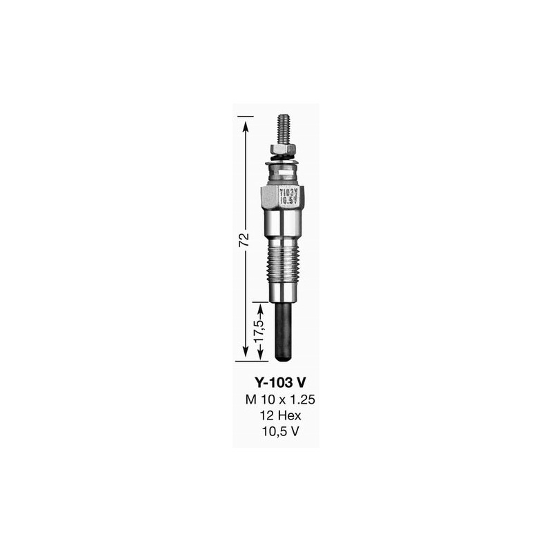 GLOW PLUG Y103V UT