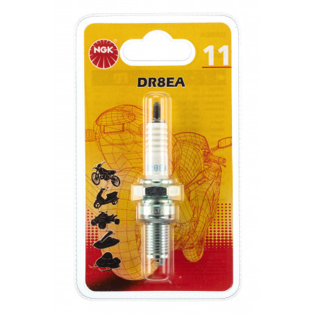 BOUGIE DR8EABL BL12RNO11 BLISTER - NGK - Bougie et antiparasite - Jardin Affaires