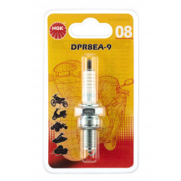 CANDELA DPR8EA9BL BL12RNO8 BLISTER - NGK - Candela e soppressore - Jardinaffaires 