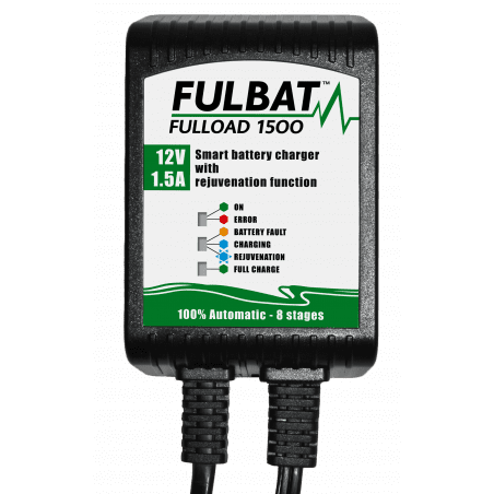Chargeur batterie Fulbat 750503 12V 1.5Ah - FULBAT - Chargeur de batterie - Jardin Affaires 