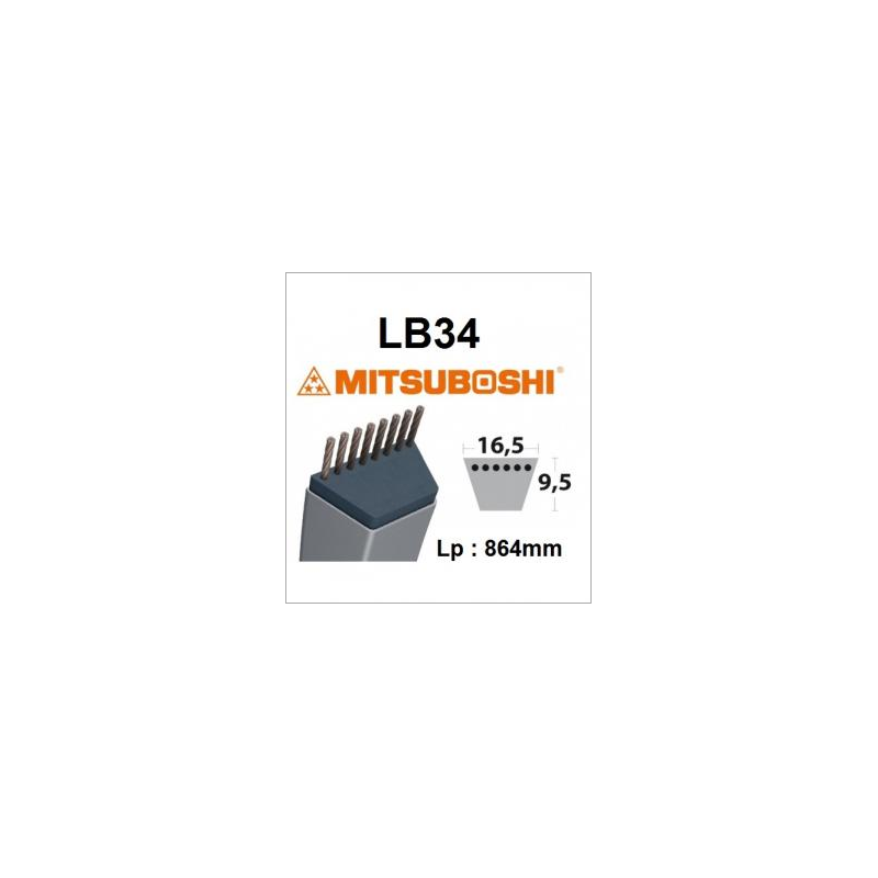 Keilriemen LB34 MITSUBOSHI