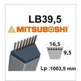 Courroie LB395 MITSUBOSHI - MITSUBOSHI - Courroie tondeuse - Jardin Affaires