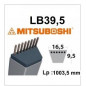 Cinghia LB395 MITSUBOSHI