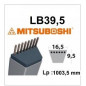 Courroie LB395 MITSUBOSHI