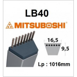 Courroie LB40 MITSUBOSHI - MITSUBOSHI - Courroie tondeuse - Jardin Affaires