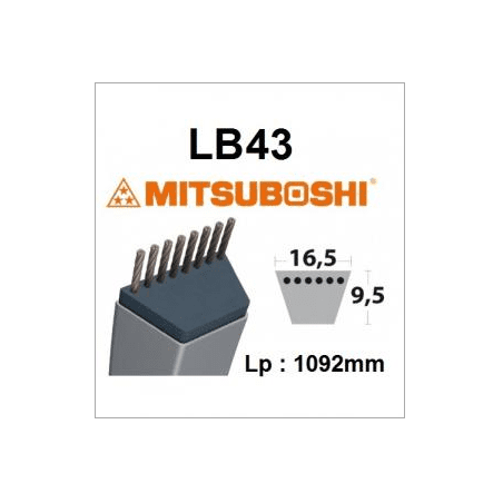 LB43 MITSUBOSHI Gürtel - MITSUBOSHI - Mitsuboshi Gürtel - Gartengeschäft 