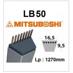 Courroie LB50 MITSUBOSHI - MITSUBOSHI - Courroie Mitsuboshi - Jardin Affaires 