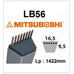 Correa LB56 MITSUBOSHI - MITSUBOSHI - Correa Mitsuboshi - Negocios de Jardinería 