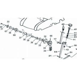 Courroie scarificateur Pilote 88 - SC390 - PIL73866 - PIL73872 - 73866 - 73872 - GGP - Courroie tondeuse - Jardin Affaires