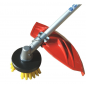 Soft weeding brush with Rislan bristles for brush cutter Soft weeding brush with Rislan bristles for brush cutter