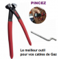 Pince en Z pour commande de gaz