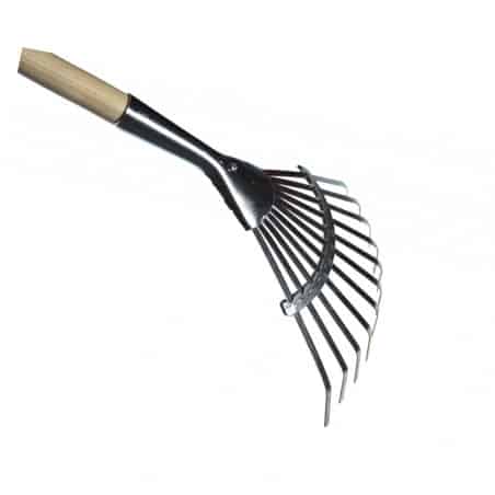 POLET Balai à gazon léger 11 dents Em bois 1m10 - POLET - Balai à gazon - Jardin Affaires