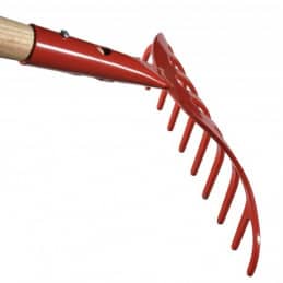POLET Rateau à fleurs 10 dents acier Em bois 1m50 - POLET - Râteau de jardin - Jardin Affaires