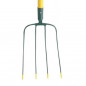4-prong manure fork with compositube handle LEBORGNE