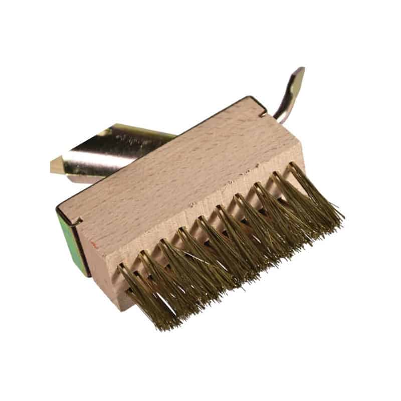 POLET Brosse rainure + racloir Em bois 1m50