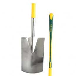 Bêche inox 28 cm manche pomme Novagrip LEBORGNE - LEBORGNE - Bêche - Jardin Affaires