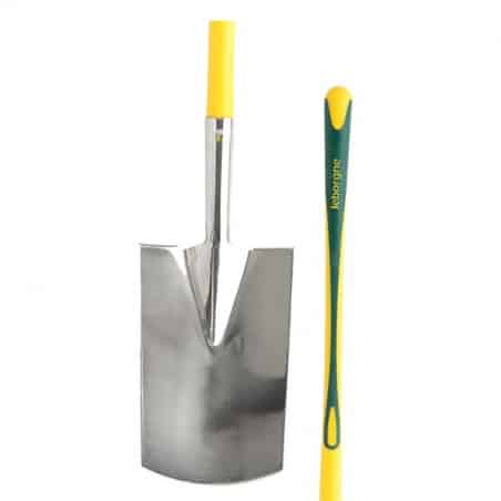 Bêche inox 28 cm manche pomme Novagrip LEBORGNE - LEBORGNE - Bêche - Jardin Affaires