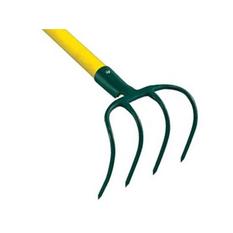 Forcone per letame con 4 denti e manico compositube LEBORGNE