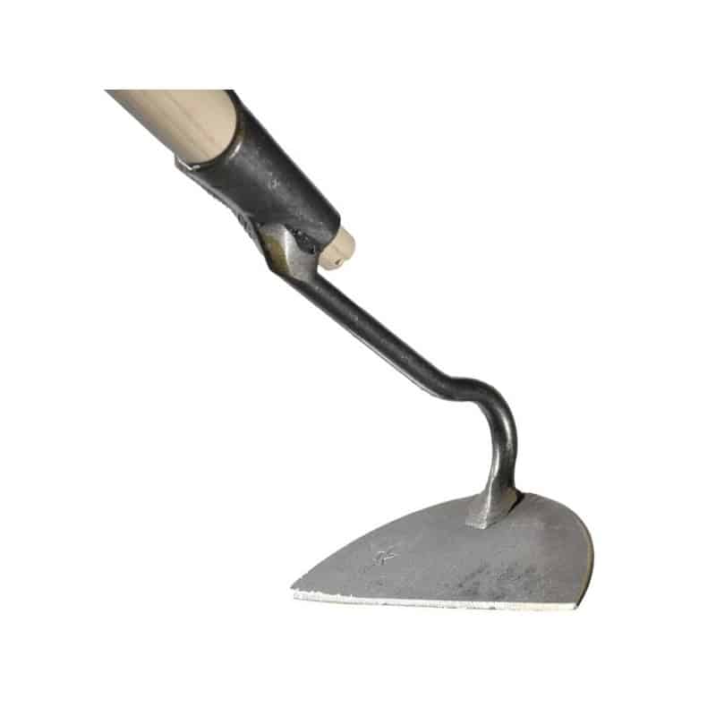 POLET Halve maan schoffel 16 cm met houten steel 1m50