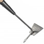 POLET Zappa raschietto con manico in legno 1m50