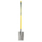 Gepolijste Senlis-spade 28 cm met Novagrip appelhout steel LEBORGNE