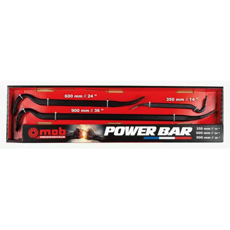 Lot de 3 pieds de biche PowerBar MOB Lot de 3 pieds de biche PowerBar MOB