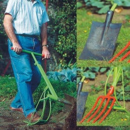PÁ LA PERRETTE para aparelho de jardinagem 2046 - LA PERRETTE - Trabalhando o solo - Jardinaffaires 