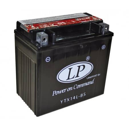Quad scooter battery YTX14LBS, 12 V, 14Ah, + terminal on the right - JARDIN AFFAIRES - Batteries and batteries - Jardinaffaires 