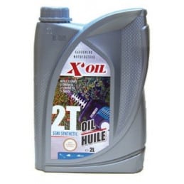 Bidon huile moteur 2 temps semi-synthèse 2 litres - DS - Lubrifiant & huile - Jardin Affaires