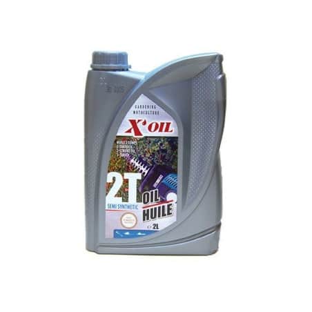 Bidon huile moteur 2 temps semi-synthèse 2 litres - DS - Lubrifiant & huile - Jardin Affaires