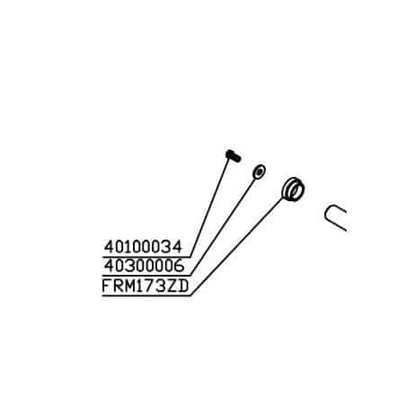 Tappo portagomma su VICTOR FRM173ZD - DEL MORINO - Ricambi e accessori - Jardinaffaires 