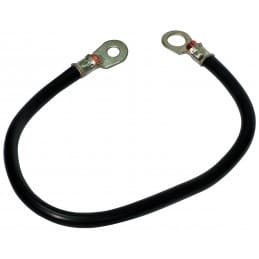 Cable para conexión de batería negro con terminales de longitud 305 mm - JARDIN AFFAIRES - Cable, resorte, varilla, collar - Jar