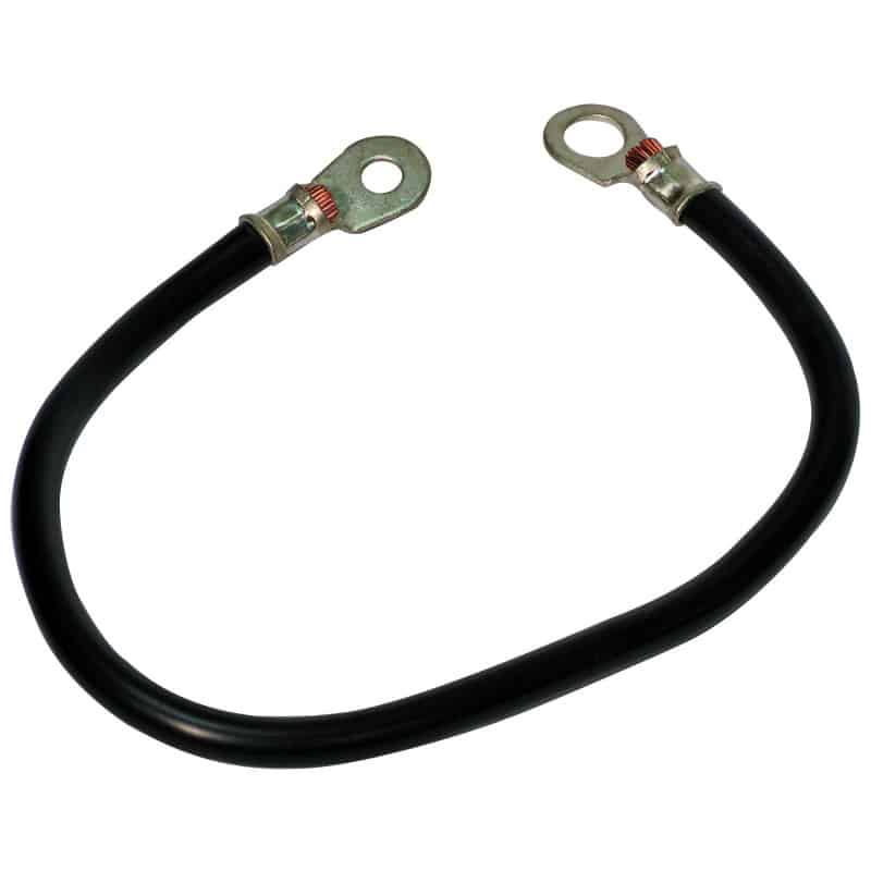Cavo per collegamento batteria nero con terminali lunghezza 305 mm