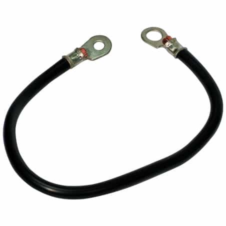 Cavo per collegamento batteria nero con capicorda lunghezza 305 mm - JARDIN AFFAIRES - Cavo, molla, asta, collare - Jardin Affa