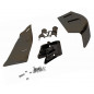 Universal metal deflector for large model brush cutters