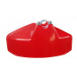 Universal plastic deflector for brush cutters
