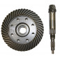 Conjunto diferencial cónico dianteiro corta-relva Shibaura CM284, CM364, 322051030