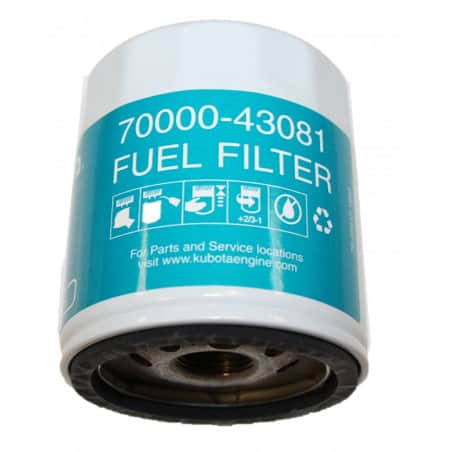 Filtro diésel motor Kubota 70000-43081, 15221-43081,70000043081, 1522143081, 042341 - HUSTLER - Filtro de combustible - Garden A