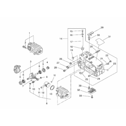 Kit pistone per motoseghe Echo CS 3400 CS3400 10000039230 - JARDIN AFFAIRES - Ricambi e accessori - Jardinaffaires 
