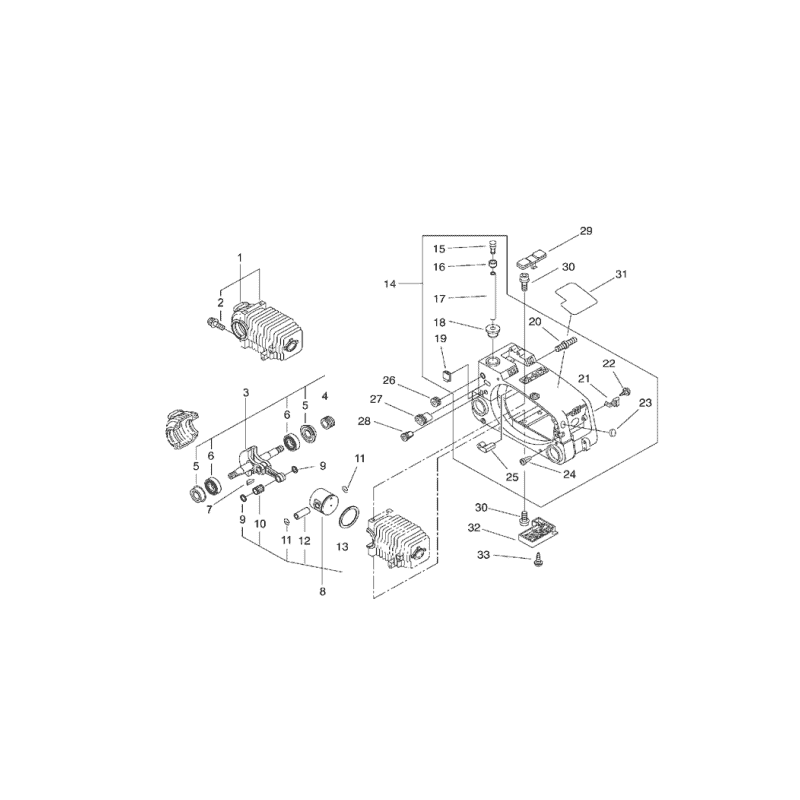 Kit pistone per motoseghe Echo CS 3400 CS3400    10000039230