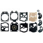 Reparatieset membranen voor Walbro WA, WAT, WT D4 , D10 carburateur