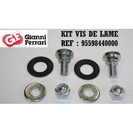 Kit vis de lame, Gianni Ferrari Bieffebi 95598440000 - BIEFFEBI - Lame de tondeuse - Jardin Affaires