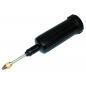 Grease pump for chain guide tip