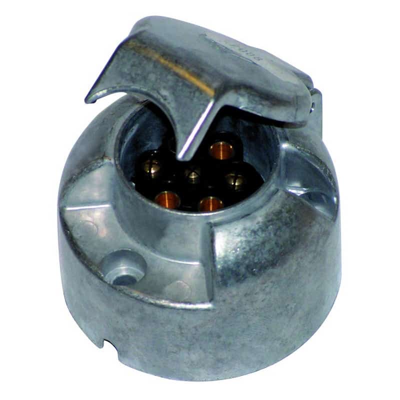 7-polige Aluminium-Steckdose VER2008