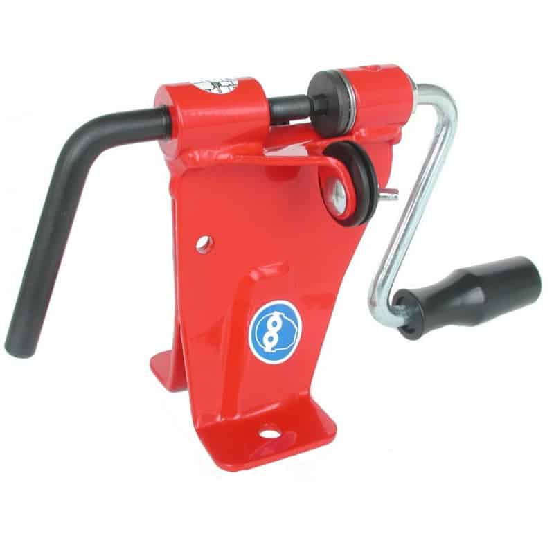 Chainsaw chain riveter