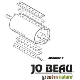 Vis contre lame Jo Beau, M500, 000017, M50020 - JO BEAU - Ecrou et vis de lame - Jardin Affaires