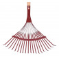 TERRACOTTA Flat wire lawn rake 20 teeth EM150